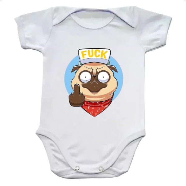 Body infantil Pug Mal Educado