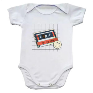 Body infantil Fita K7 70 Pop Song