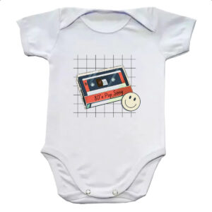 Body infantil Fita K7 80 Pop Song