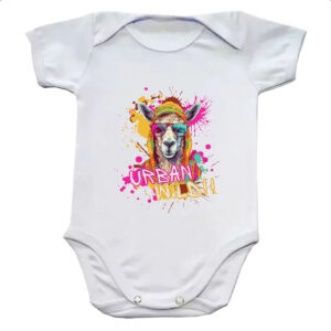 Body infantil Kanguru Urban Wild Watercolor