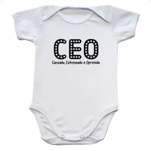 Body infantil CEO Cansado Estressado Oprimido