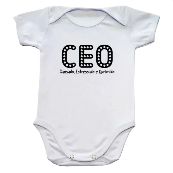 Body infantil CEO Cansado Estressado Oprimido