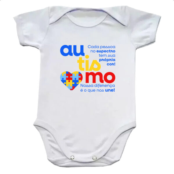 Body infantil Autismo sua propria cor