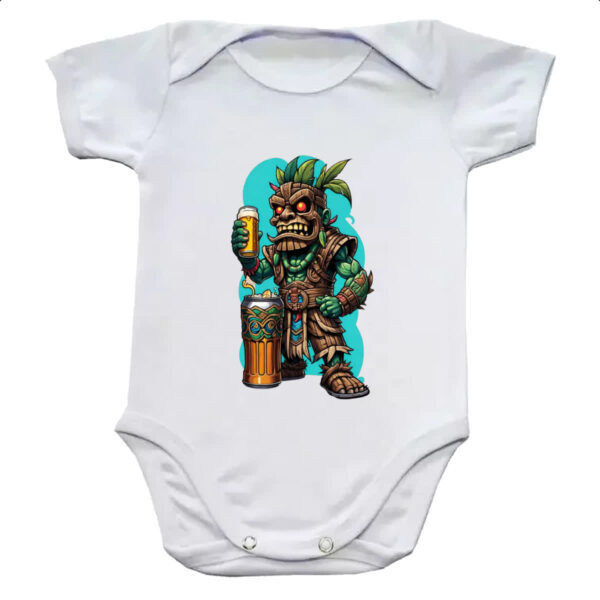 Body infantil Tiki dude cerveja