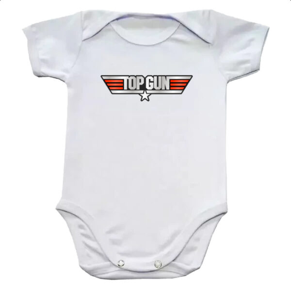 Body infantil Top Gun Logo