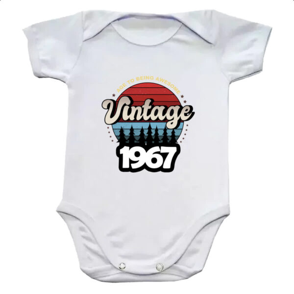 Body infantil Vintage being awesome 1967