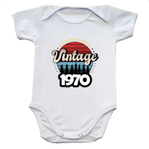 Body infantil Vintage being awesome 1970