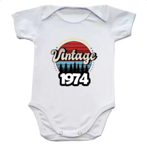Body infantil Vintage being awesome 1974