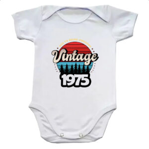 Body infantil Vintage being awesome 1975