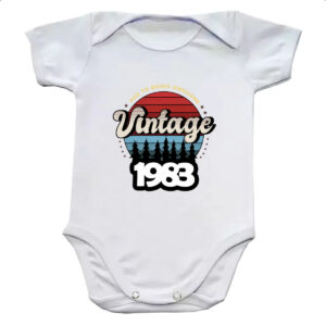 Body infantil Vintage being awesome 1983