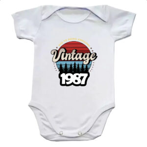 Body infantil Vintage being awesome 1987