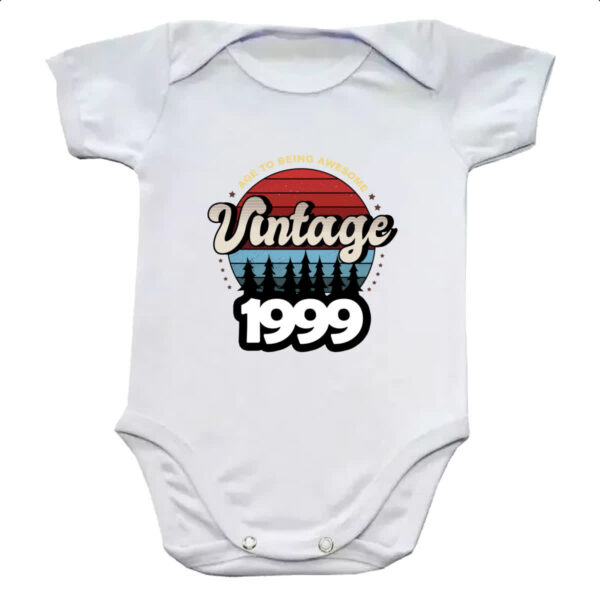 Body infantil Vintage being awesome 1999