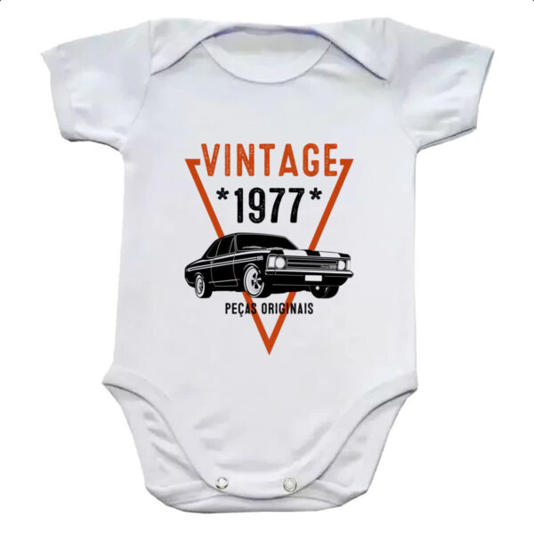 Body infantil Vintage Pecas Originais 1977