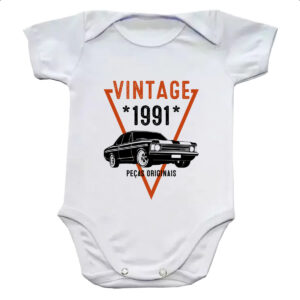 Body infantil Vintage Pecas Originais 1991