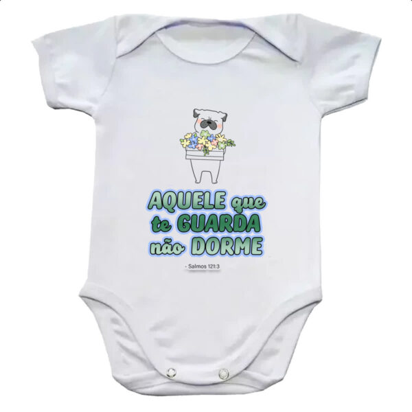 Body infantil Versiculo Fofinho aquele que te guarda