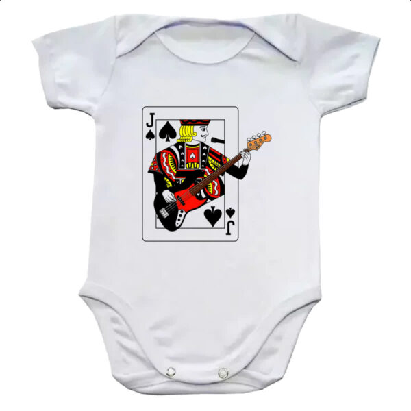 Body infantil Valete de Espadas do Rock