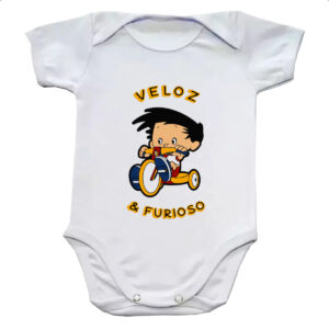 Body infantil Veloz e furioso