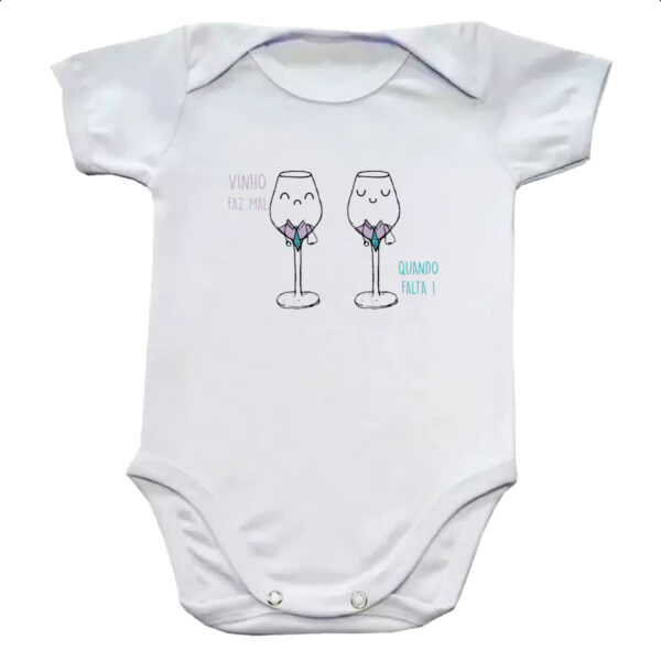 Body infantil Vinho faz mal quando falta