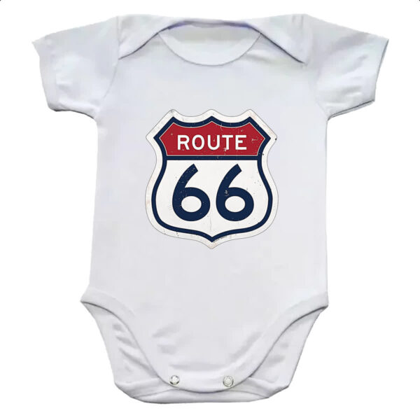 Body infantil Vintage route 66