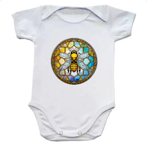 Body infantil Vitral Abelha