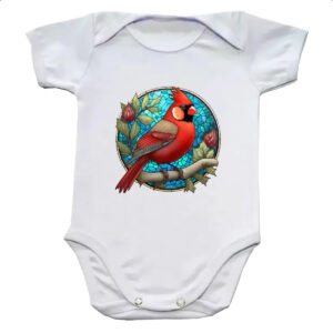 Body infantil Vitral cardeal