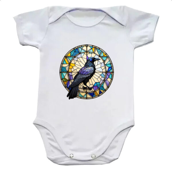Body infantil Vitral corvo
