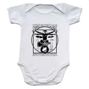 Body infantil Vitruvian baterista