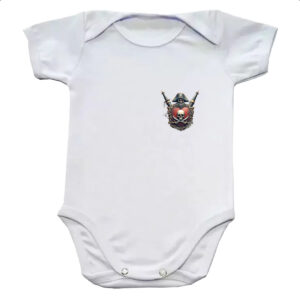 Body infantil Brasao pirata 01