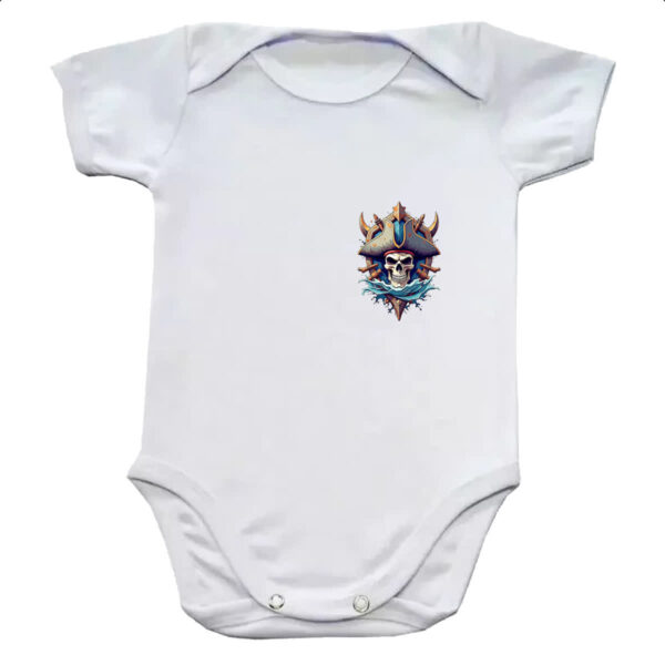 Body infantil Brasao pirata 03