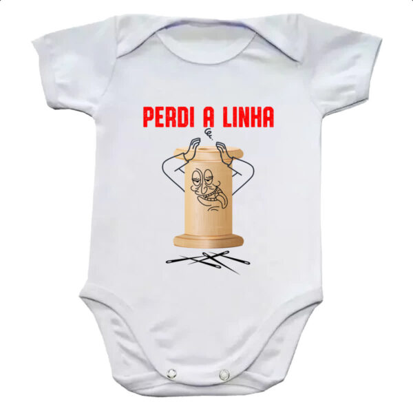 Body infantil Carretel perdi a linha