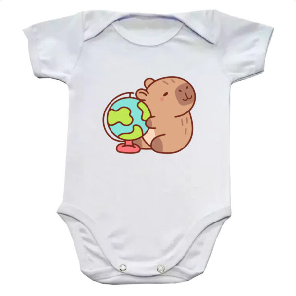 Body infantil Capivara Globo