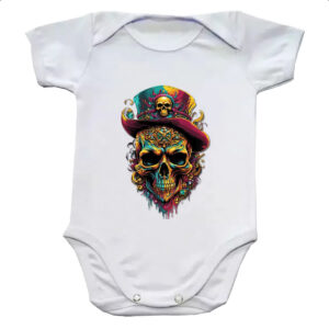 Body infantil Cranio pirata joias