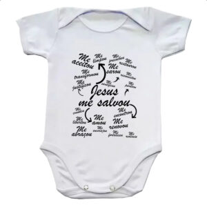 Body infantil Jesus me salvou