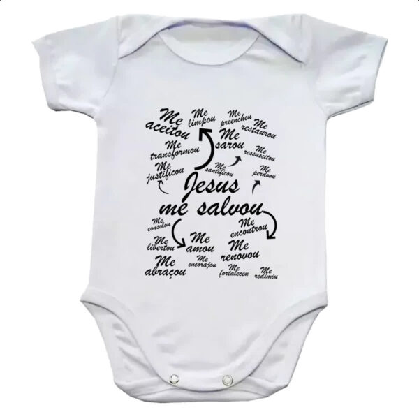 Body infantil Jesus me salvou