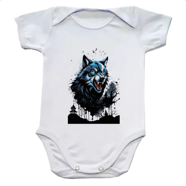 Body infantil Lobo arte psicodelica