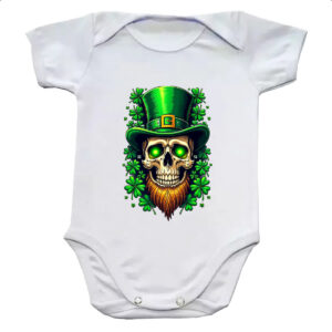 Body infantil Skull Leprechaun