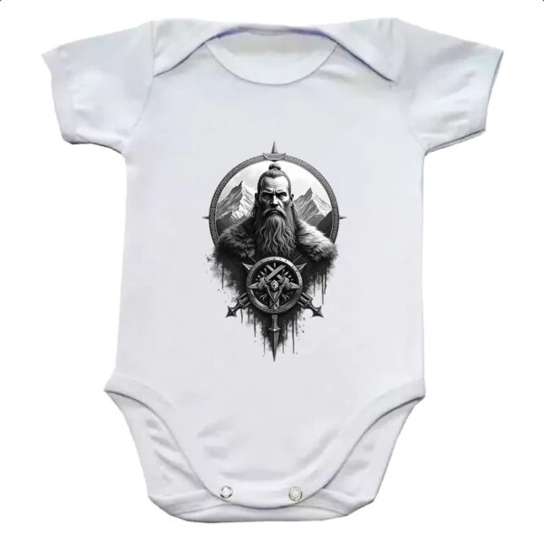 Body infantil Tatoo viking guerreiro