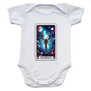 Body infantil Signo Carta Taro Escorpiao