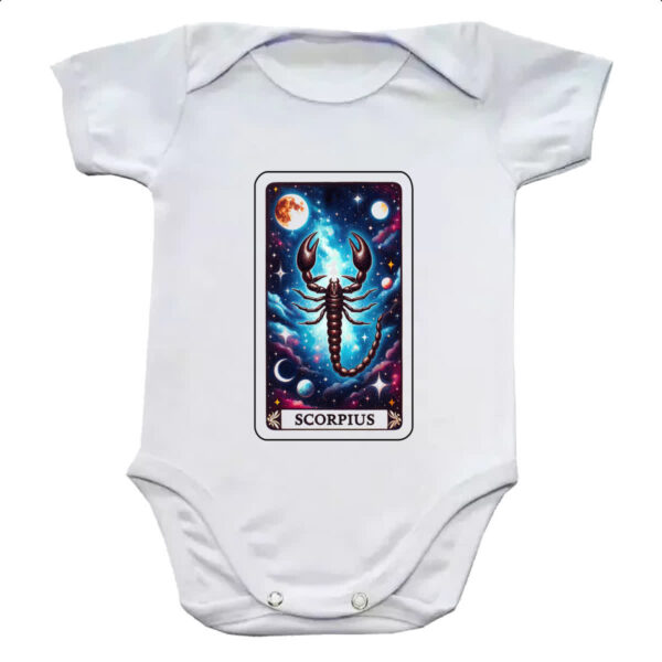 Body infantil Signo Carta Taro Escorpiao