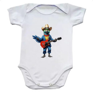 Body infantil Papaguaio guitarrista