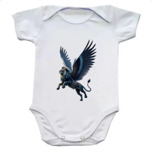Body infantil Leao alado