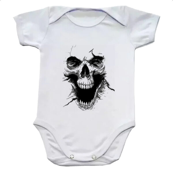 Body infantil Caveira 3D