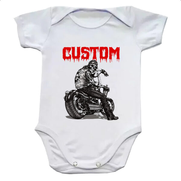 Body infantil Moto Skull Custom