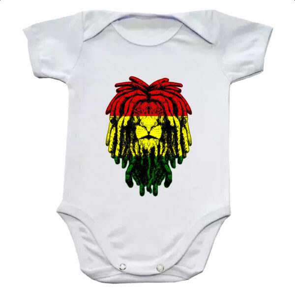 Body infantil Leao Rastafari