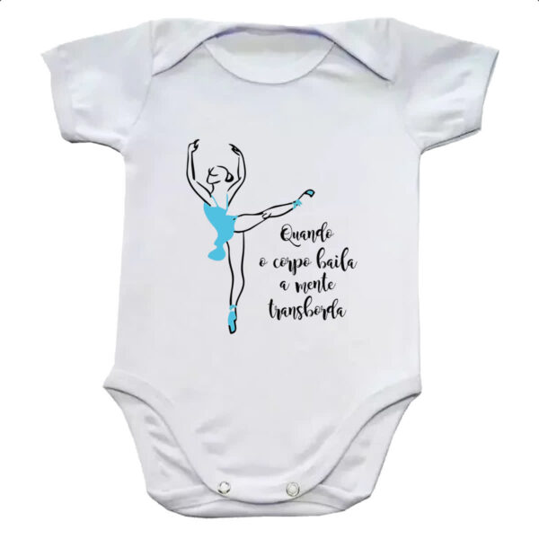 Body infantil Bailarina Corpo e Mente