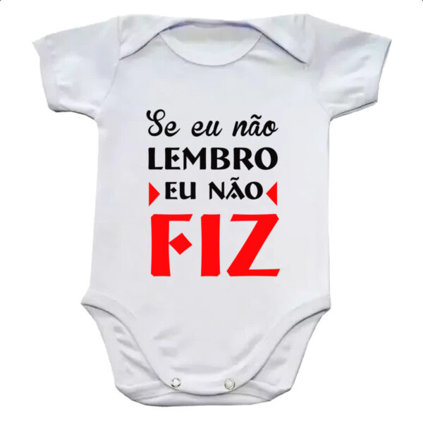 Body infantil Se eu nao lembro