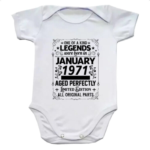 Body infantil Legends Were Born JAN-1971