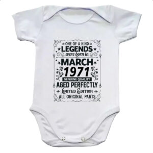 Body infantil Legends Were Born MAR-1971
