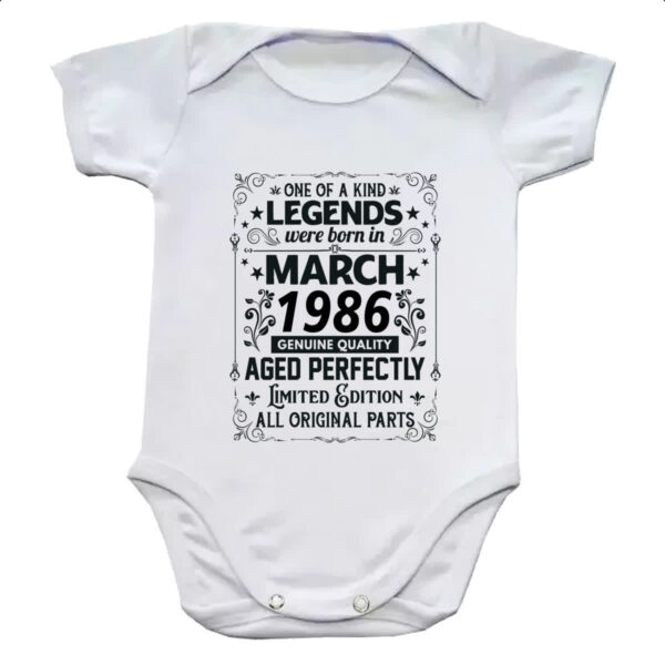 Body infantil Legends Were Born MAR-1986