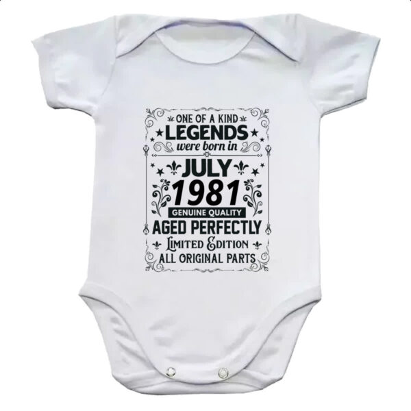Body infantil Legends Were Born JUL-1981